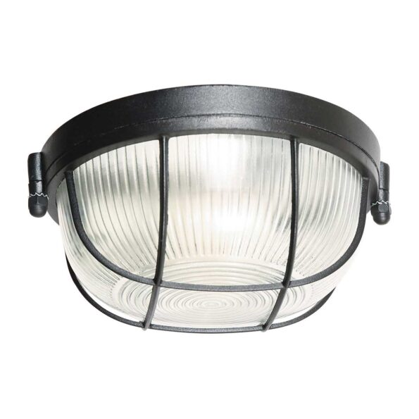 Industrielle Deckenleuchte Lisanne Schwarz Ø 17 Cm – Bild 2