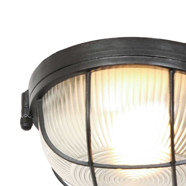 Industrielle Deckenleuchte Lisanne Schwarz Ø 17 Cm – Bild 3