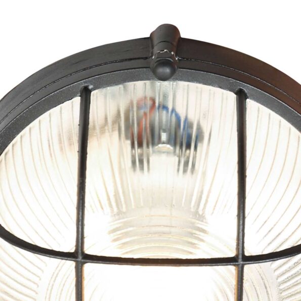 Industrielle Deckenleuchte Lisanne Schwarz Ø 17 Cm – Bild 4