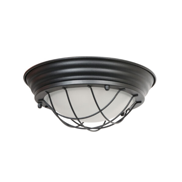 Industrielle Deckenleuchte Lisanne Schwarz Ø 29 Cm – Bild 2