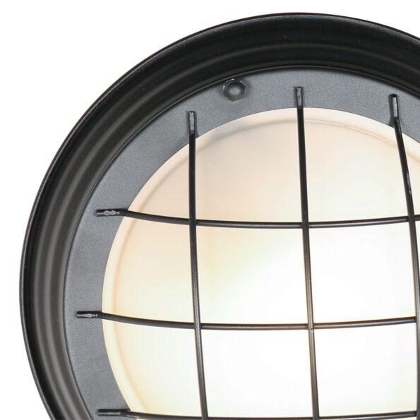 Industrielle Deckenleuchte Lisanne Schwarz Ø 29 Cm – Bild 6