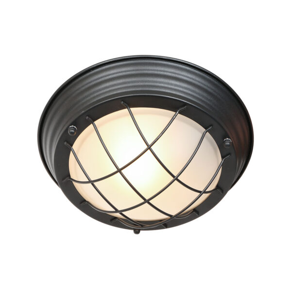 Industrielle Deckenleuchte Lisanne Schwarz Ø 29 Cm – Bild 9