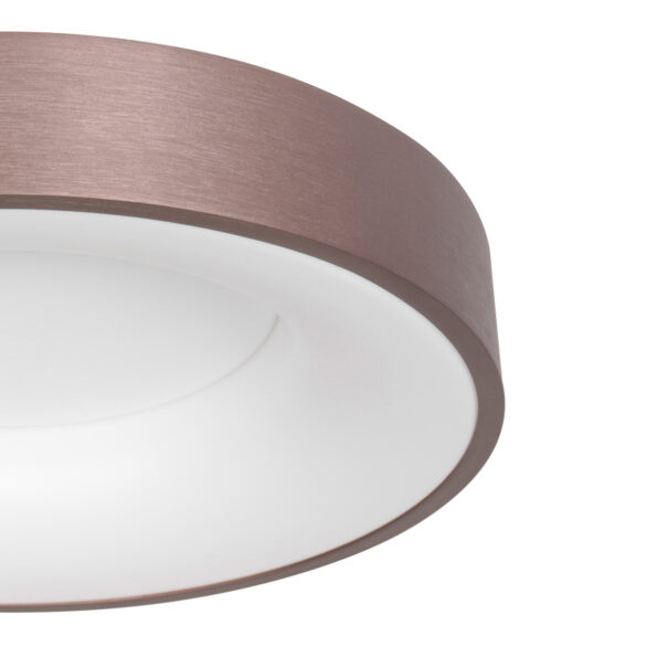 Industrielle Deckenleuchte Ringlede Bronze Ø 38 Cm – Bild 5