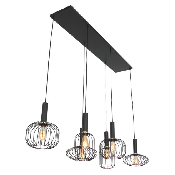 Industrielle Pendelleuchte Aureole Schwarz – Bild 14