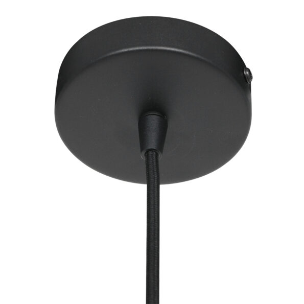 Industrielle Pendelleuchte Aureole Schwarz Ø 25 Cm – Bild 12