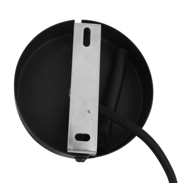 Industrielle Pendelleuchte Aureole Schwarz Ø 25 Cm – Bild 13