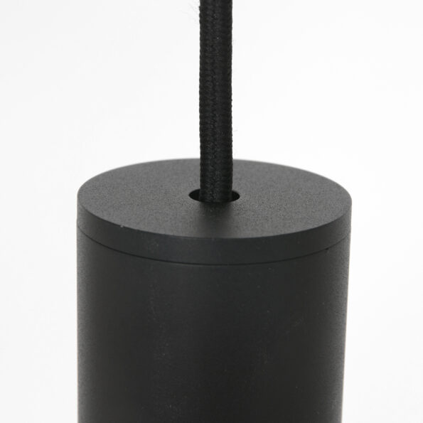 Industrielle Pendelleuchte Aureole Schwarz Ø 34 Cm – Bild 9
