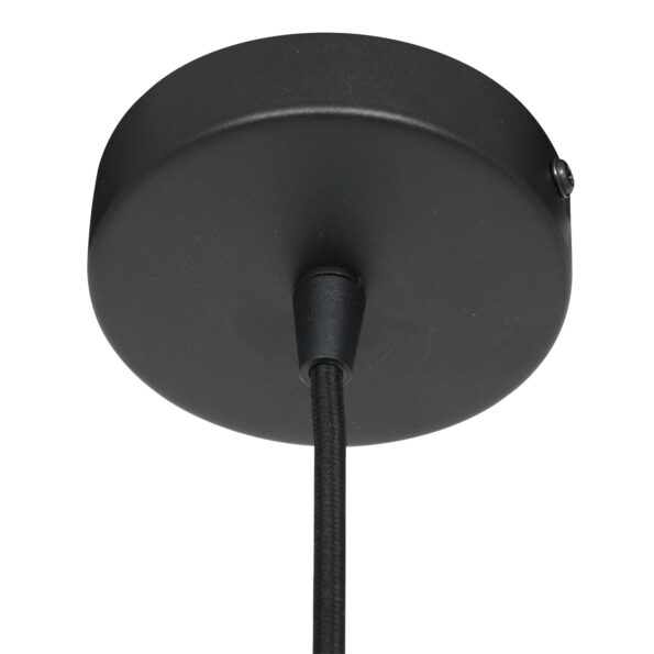 Industrielle Pendelleuchte Aureole Schwarz Ø 42 Cm – Bild 13