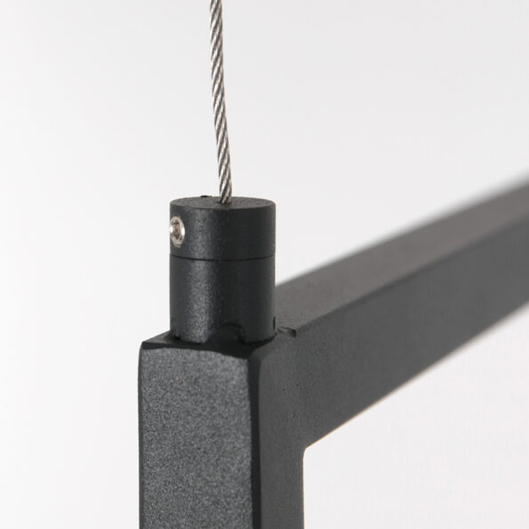 Industrielle Pendelleuchte Buckley Schwarz – Bild 14