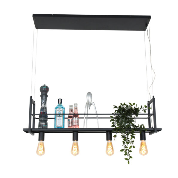 Industrielle Pendelleuchte Buckley Schwarz – Bild 15