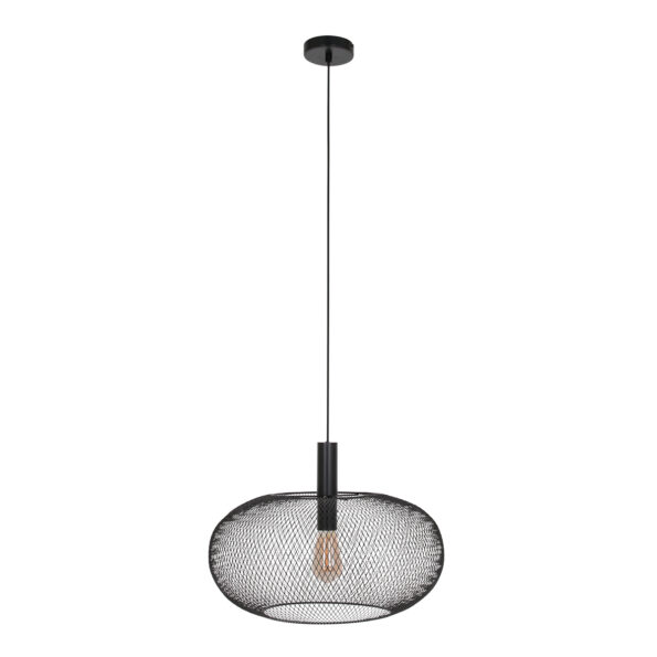 Industrielle Pendelleuchte Cloud Schwarz Ø 50 Cm – Bild 10