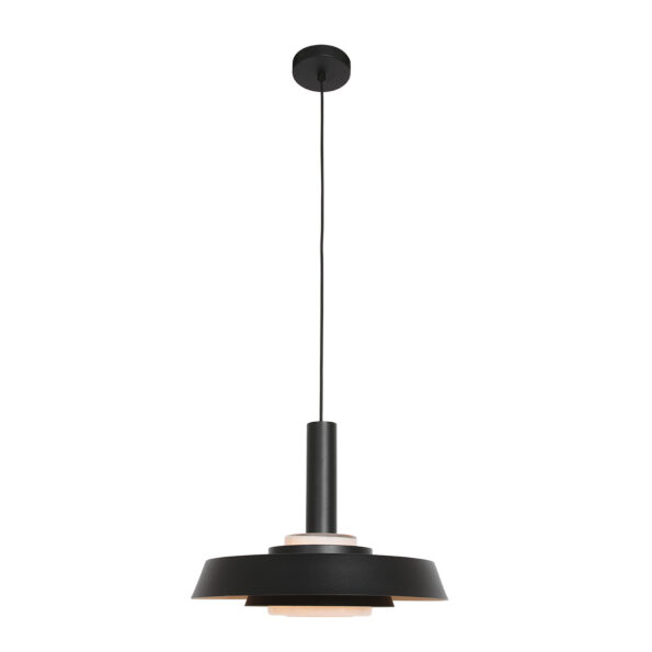 Industrielle Pendelleuchte Flinter Schwarz Ø 42 Cm – Bild 2