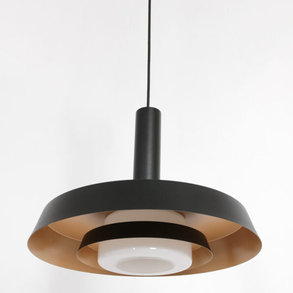 Industrielle Pendelleuchte Flinter Schwarz Ø 42 Cm – Bild 12