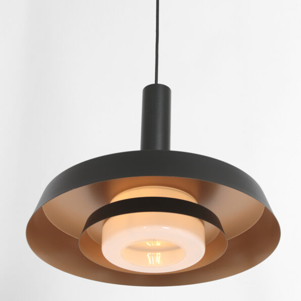 Industrielle Pendelleuchte Flinter Schwarz Ø 42 Cm – Bild 14