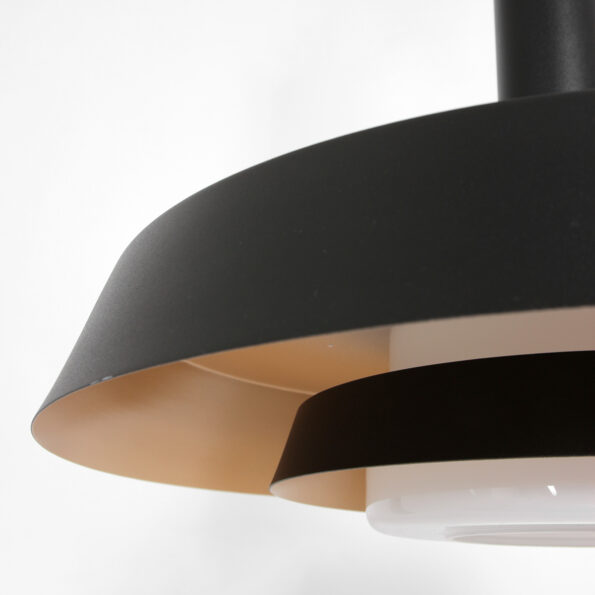 Industrielle Pendelleuchte Flinter Schwarz Ø 42 Cm – Bild 4