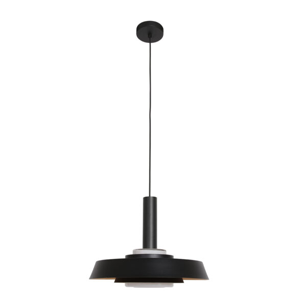 Industrielle Pendelleuchte Flinter Schwarz Ø 42 Cm – Bild 9