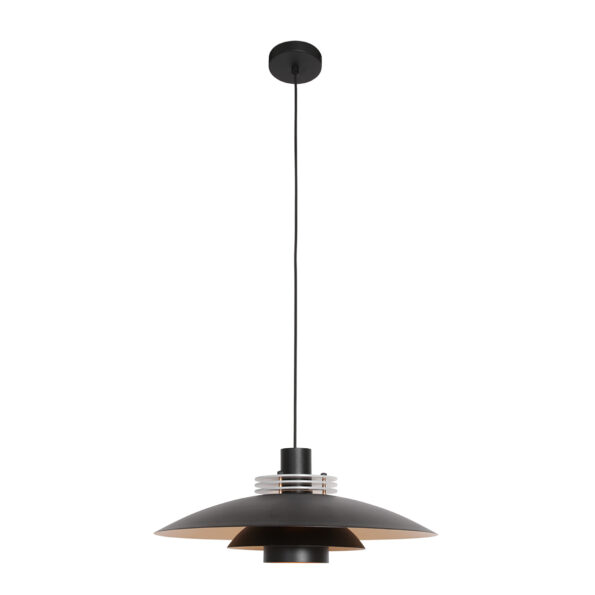Industrielle Pendelleuchte Flinter Schwarz Ø 47 Cm – Bild 2