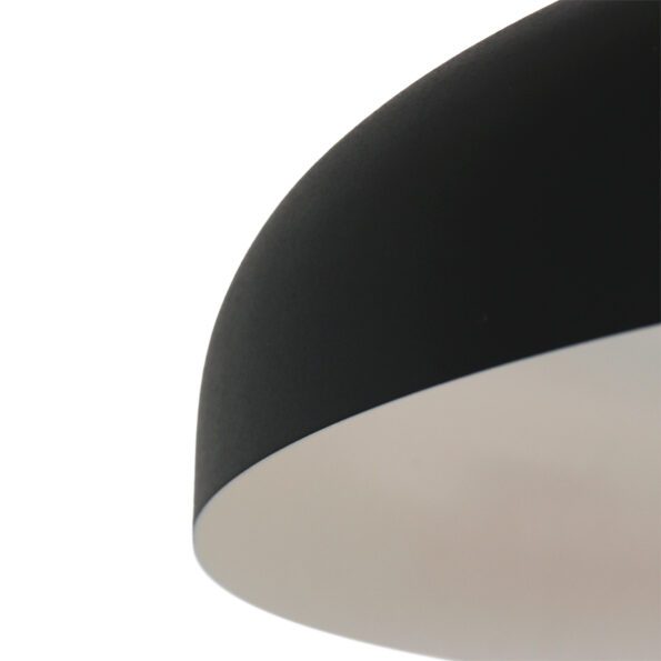 Industrielle Pendelleuchte Krisip Schwarz Ø 50 Cm – Bild 3