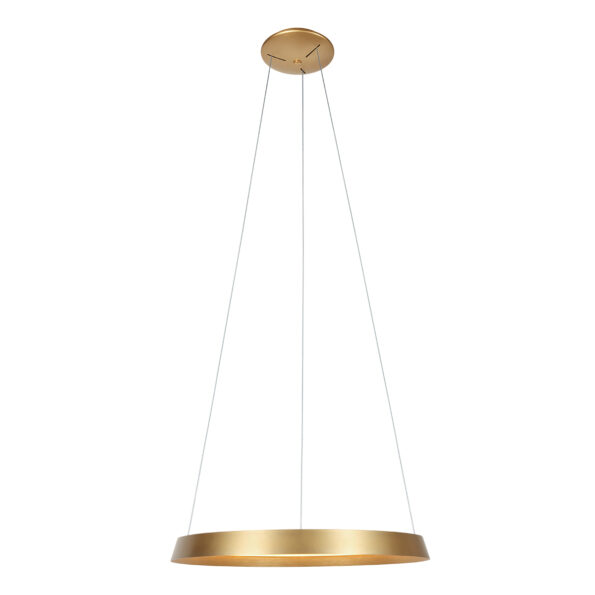 Industrielle Pendelleuchte Ringlux Gold Ø 60 Cm – Bild 7