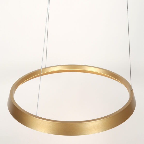 Industrielle Pendelleuchte Ringlux Gold Ø 60 Cm – Bild 9