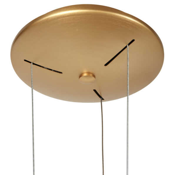 Industrielle Pendelleuchte Ringlux Gold Ø 60 Cm – Bild 10