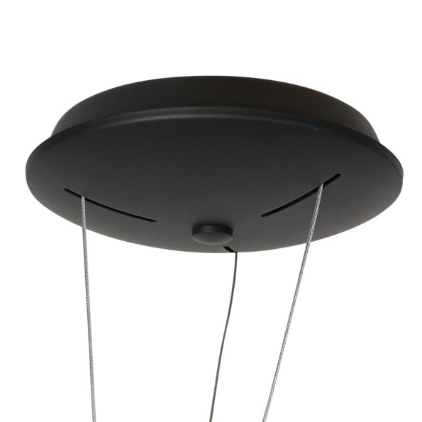 Industrielle Pendelleuchte Ringlux Schwarz Ø 60 Cm – Bild 11