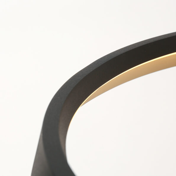 Industrielle Pendelleuchte Ringlux Schwarz Ø 60 Cm – Bild 4