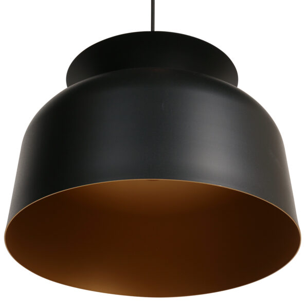 Industrielle Pendelleuchte Skandina Schwarz Ø 35 Cm – Bild 11