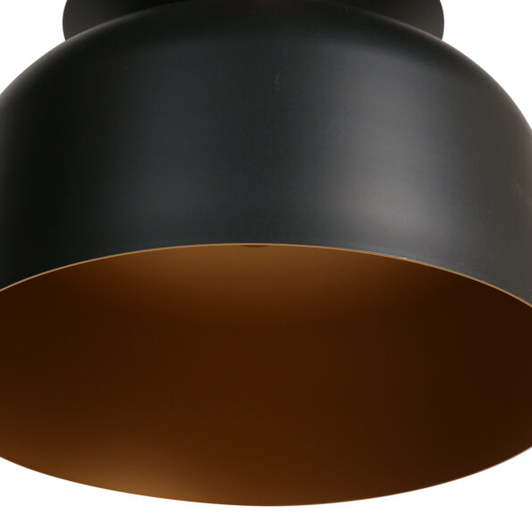 Industrielle Pendelleuchte Skandina Schwarz Ø 35 Cm – Bild 4