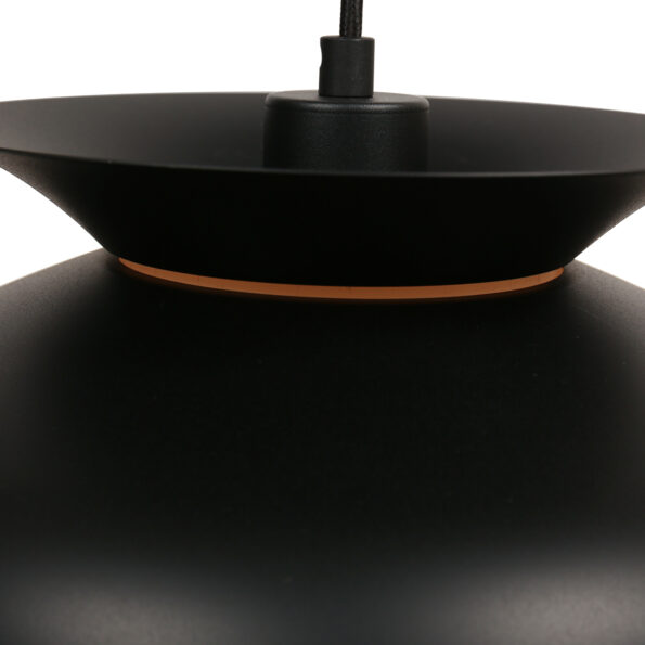 Industrielle Pendelleuchte Skandina Schwarz Ø 35 Cm – Bild 5
