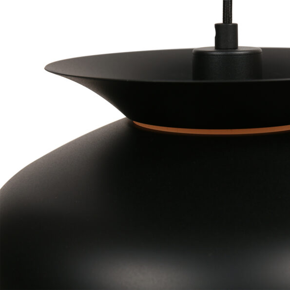 Industrielle Pendelleuchte Skandina Schwarz Ø 35 Cm – Bild 9