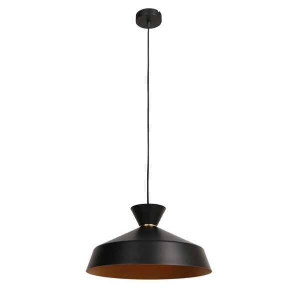 Industrielle Pendelleuchte Skandina Schwarz Ø 40 Cm – Bild 2
