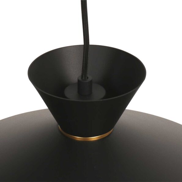 Industrielle Pendelleuchte Skandina Schwarz Ø 40 Cm – Bild 6