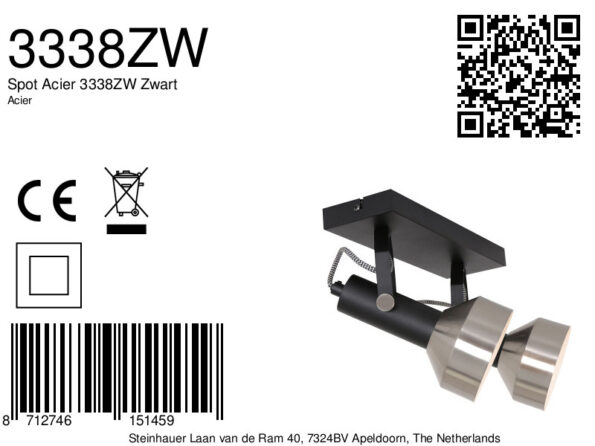 Industrielle Spot Acier Schwarz – Bild 7