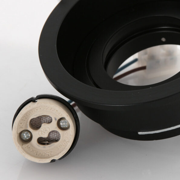 Industrielle Spot Pelite Spot Schwarz Ø 10 Cm – Bild 3