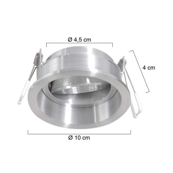 Industrielle Spot Pelite Spot Stahl Ø 10 Cm – Bild 6