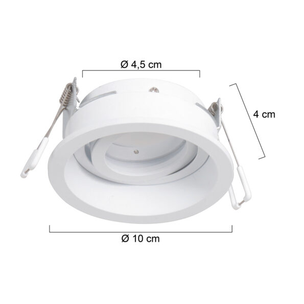 Industrielle Spot Pelite Spot Weiß Ø 10 Cm – Bild 6