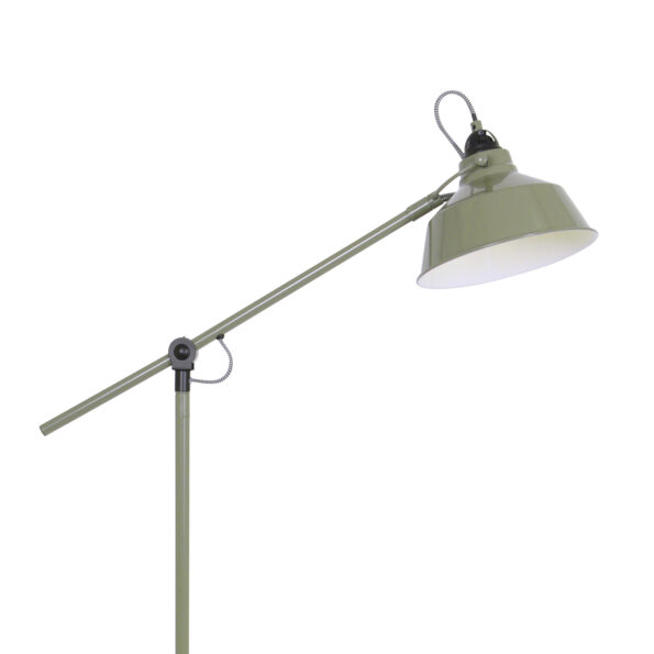 Industrielle Stehlampe Nove Grün – Bild 4