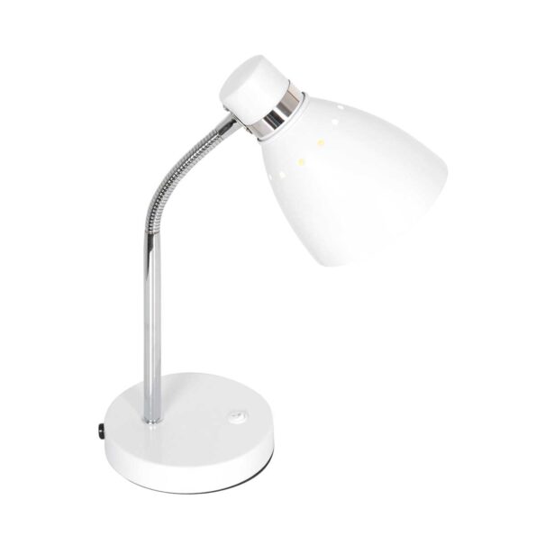 Industrielle Tischlampe Spring Weiß Ø 14 Cm – Bild 2