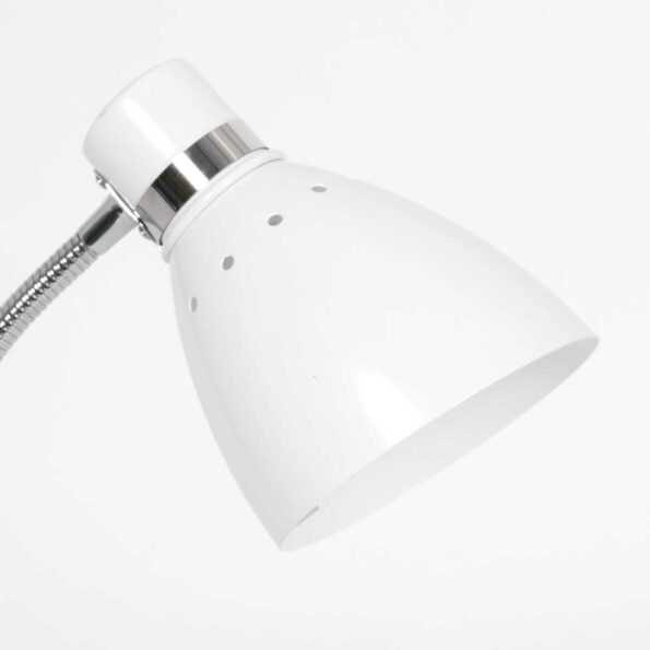 Industrielle Tischlampe Spring Weiß Ø 14 Cm – Bild 3