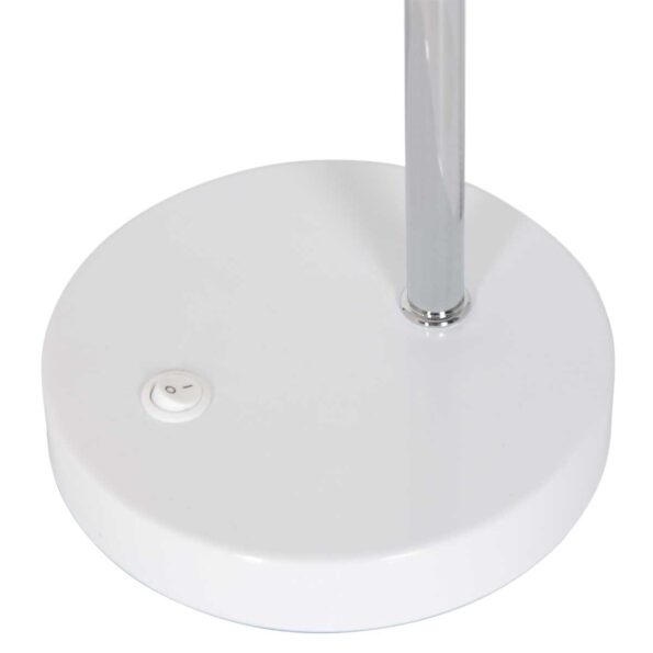 Industrielle Tischlampe Spring Weiß Ø 14 Cm – Bild 5