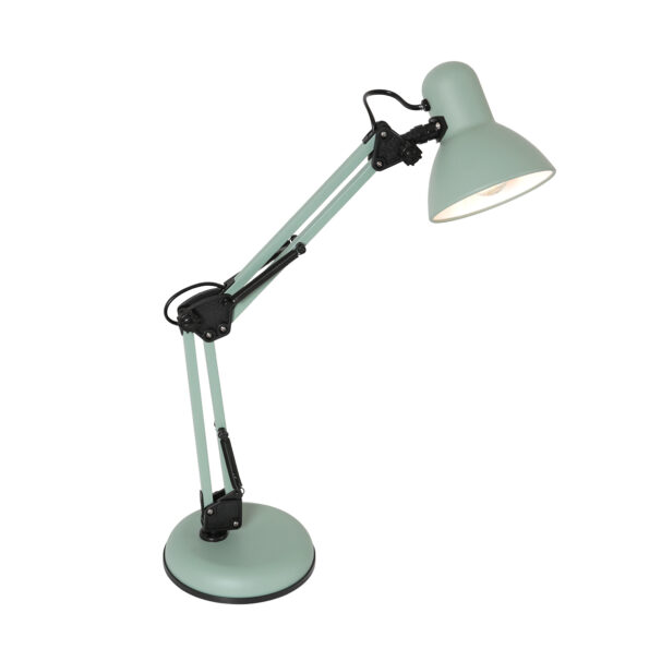 Industrielle Tischlampe Study Grün Ø 15 Cm – Bild 2