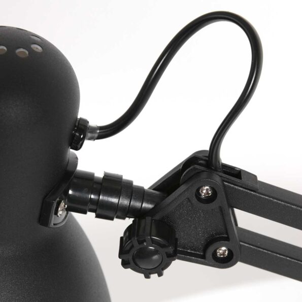 Industrielle Tischlampe Study Schwarz – Bild 12