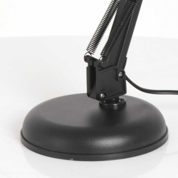 Industrielle Tischlampe Study Schwarz – Bild 6