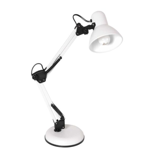 Industrielle Tischlampe Study Weiß – Bild 2