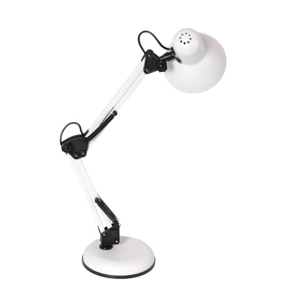 Industrielle Tischlampe Study Weiß – Bild 10