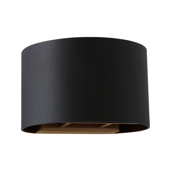 Industrielle Wandleuchte Muro Schwarz – Bild 2