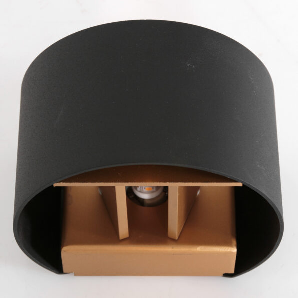Industrielle Wandleuchte Muro Schwarz – Bild 11