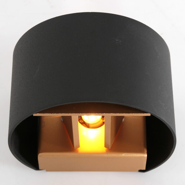 Industrielle Wandleuchte Muro Schwarz – Bild 10