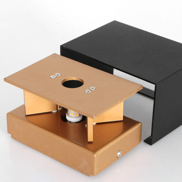 Industrielle Wandleuchte Muro Schwarz – Bild 10